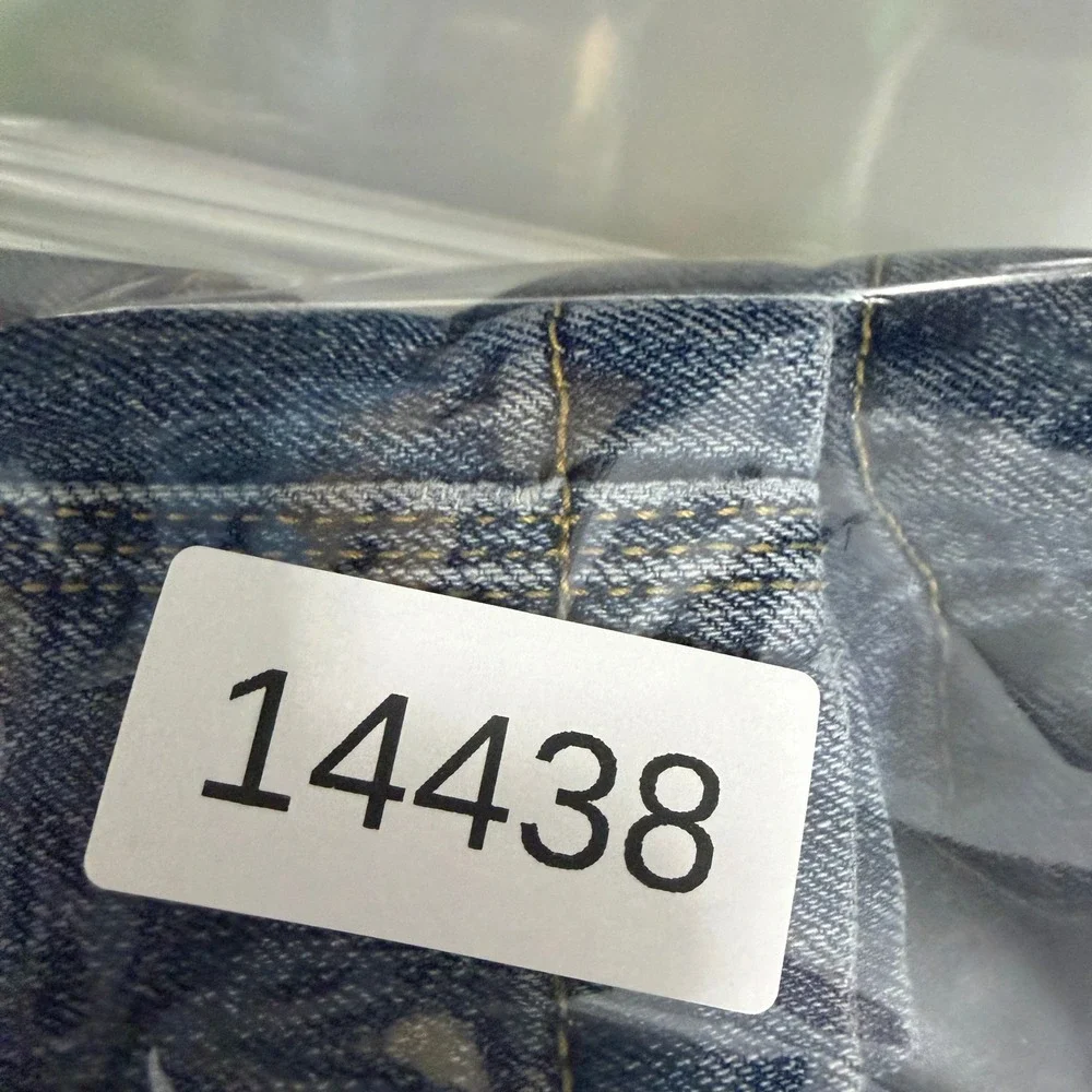 Vintage Levis Jean Shorts Men's 42 Blue 12
